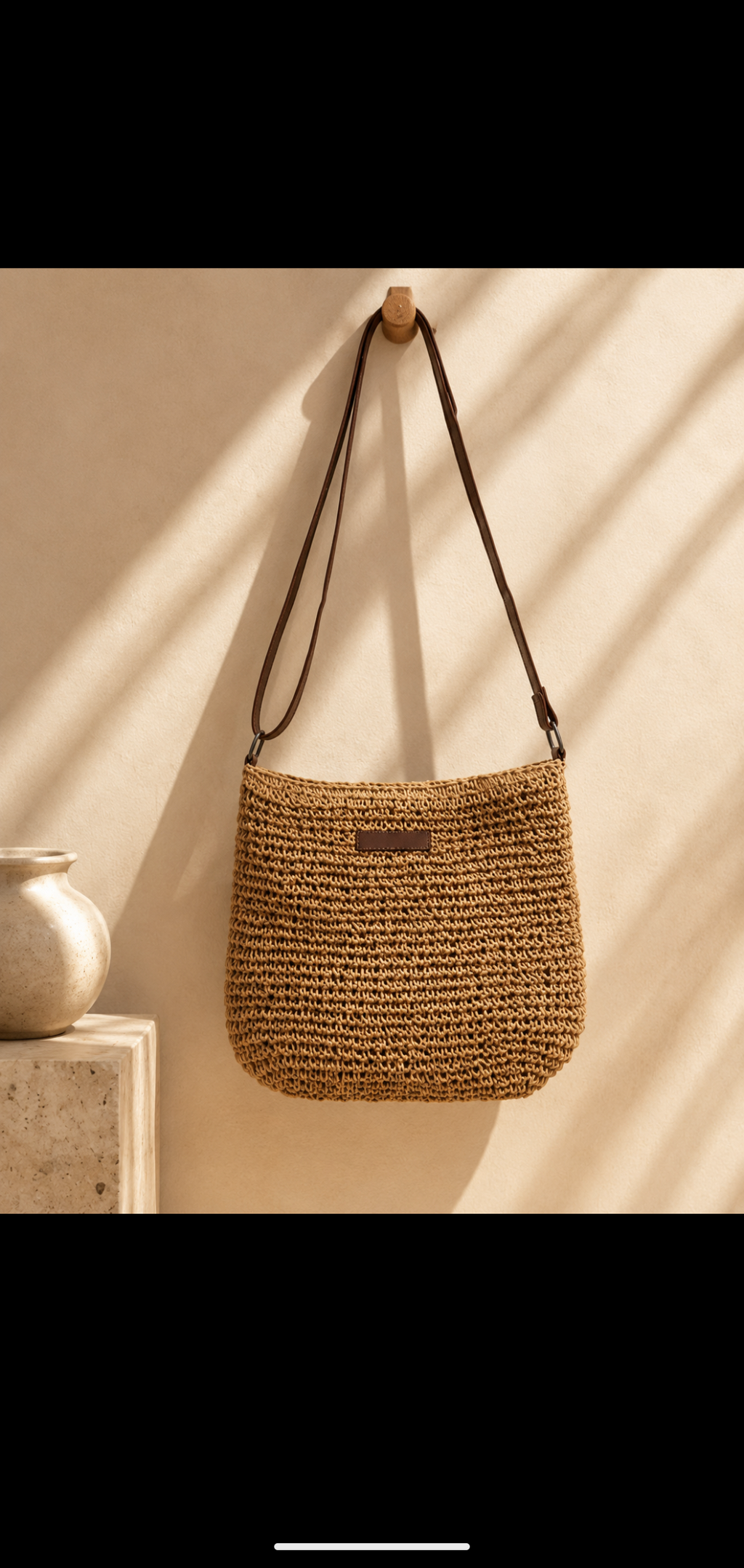 Riviera Woven Shoulder Bag