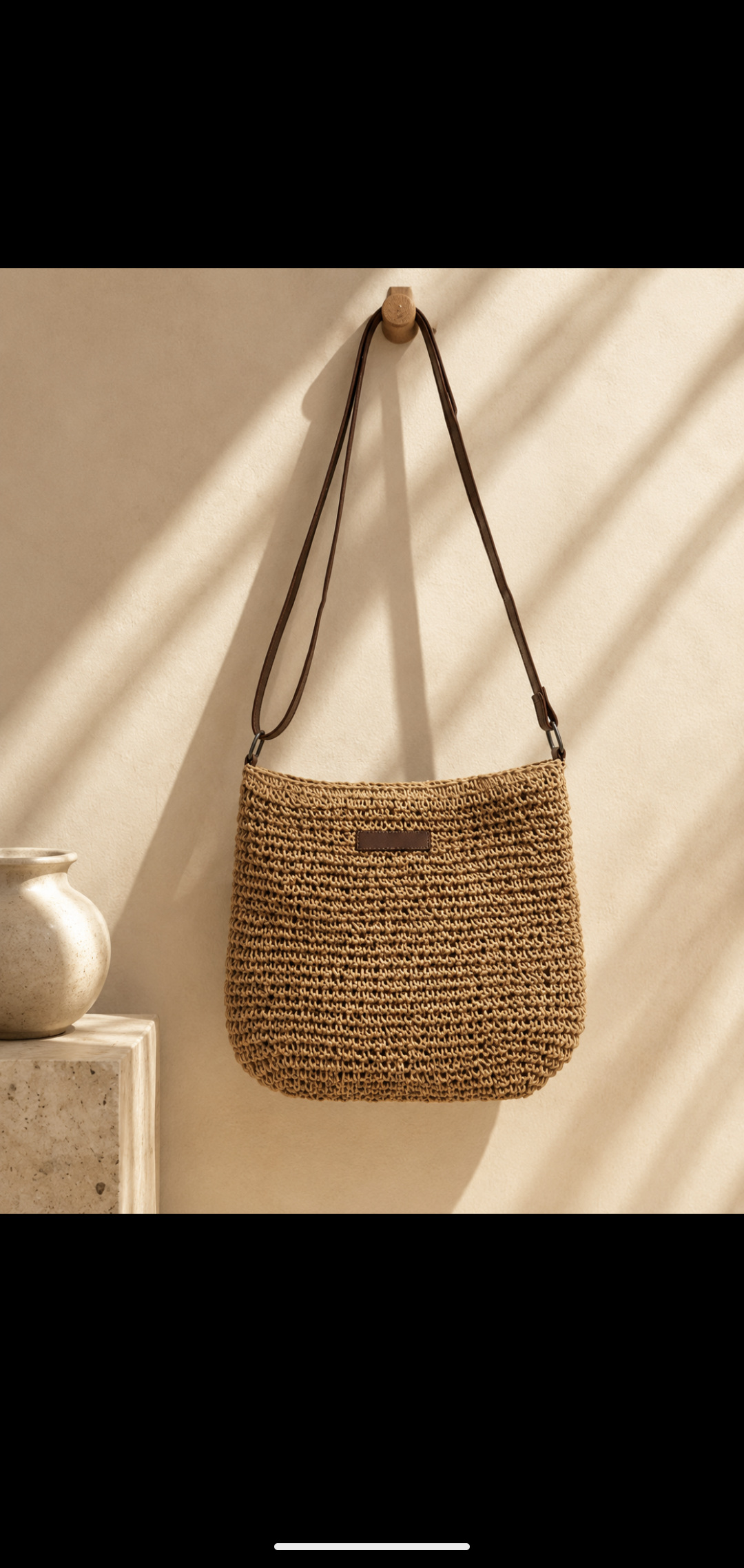 Riviera Woven Shoulder Bag