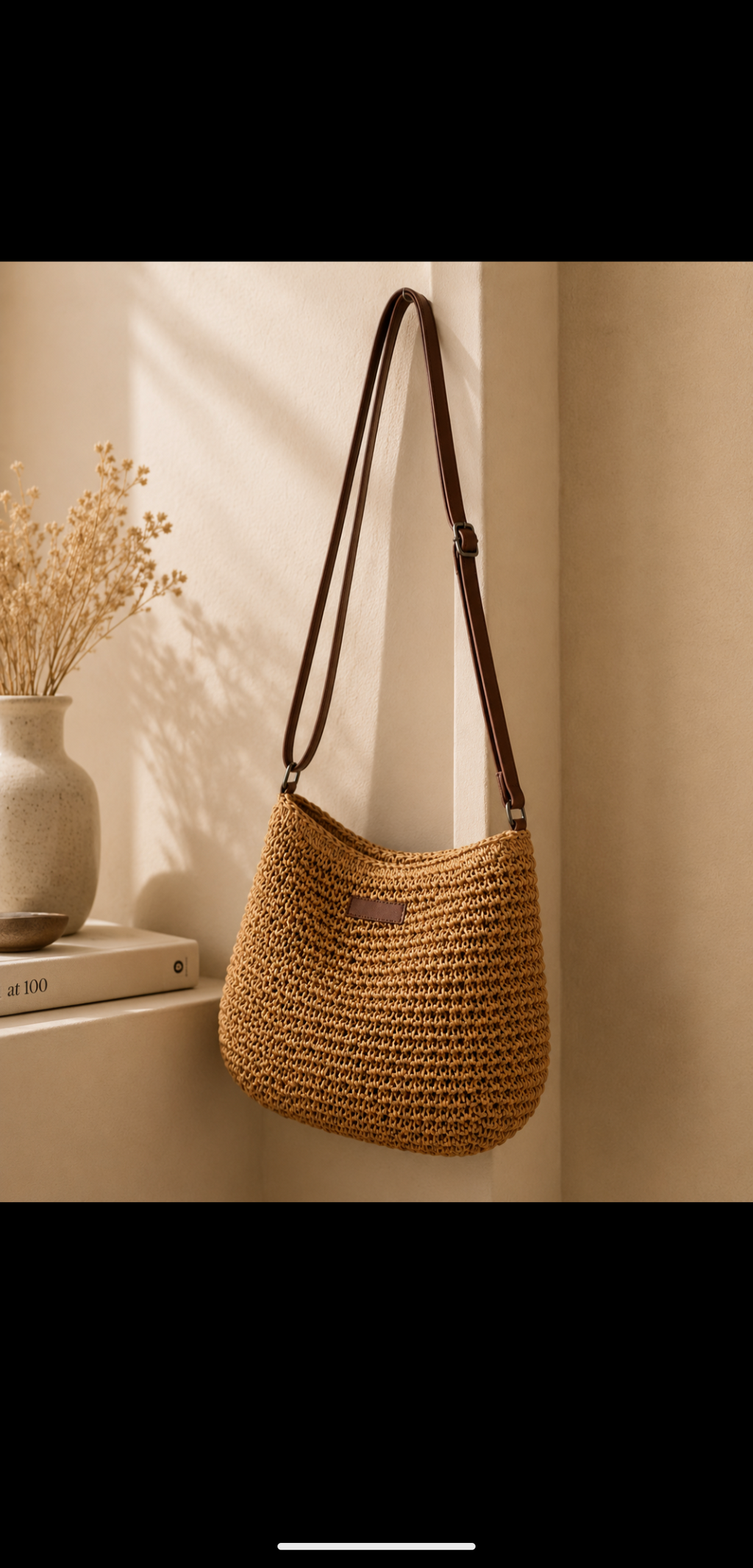 Riviera Woven Shoulder Bag