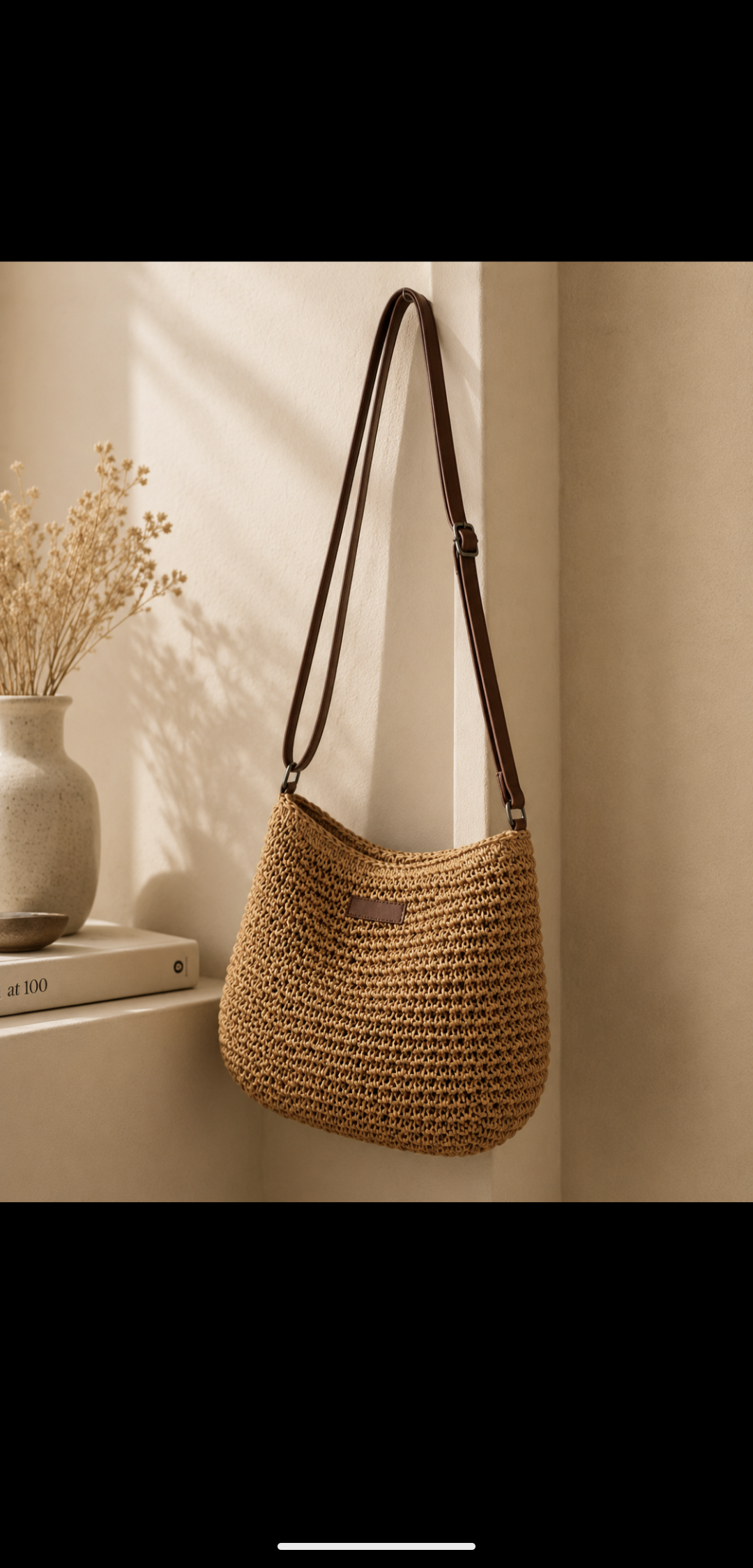 Riviera Woven Shoulder Bag