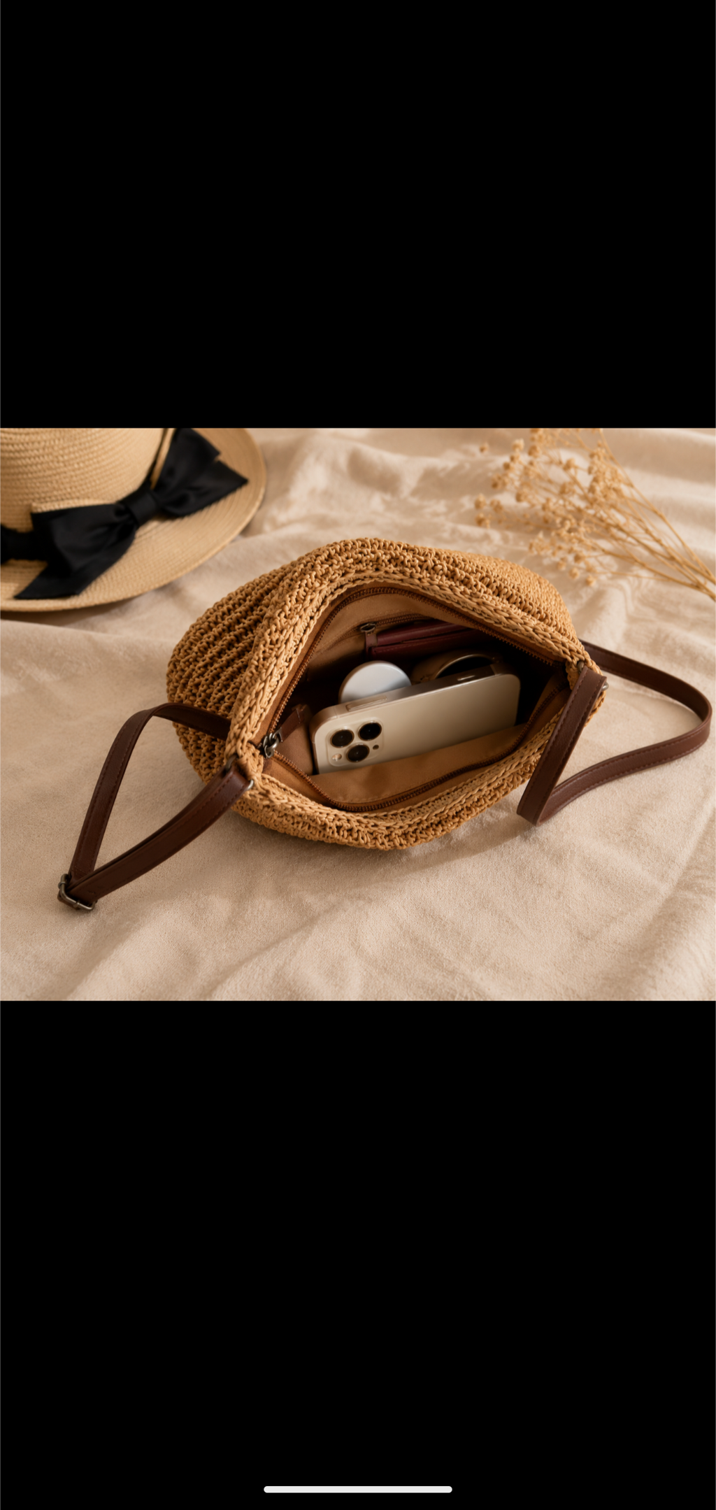 Riviera Woven Shoulder Bag