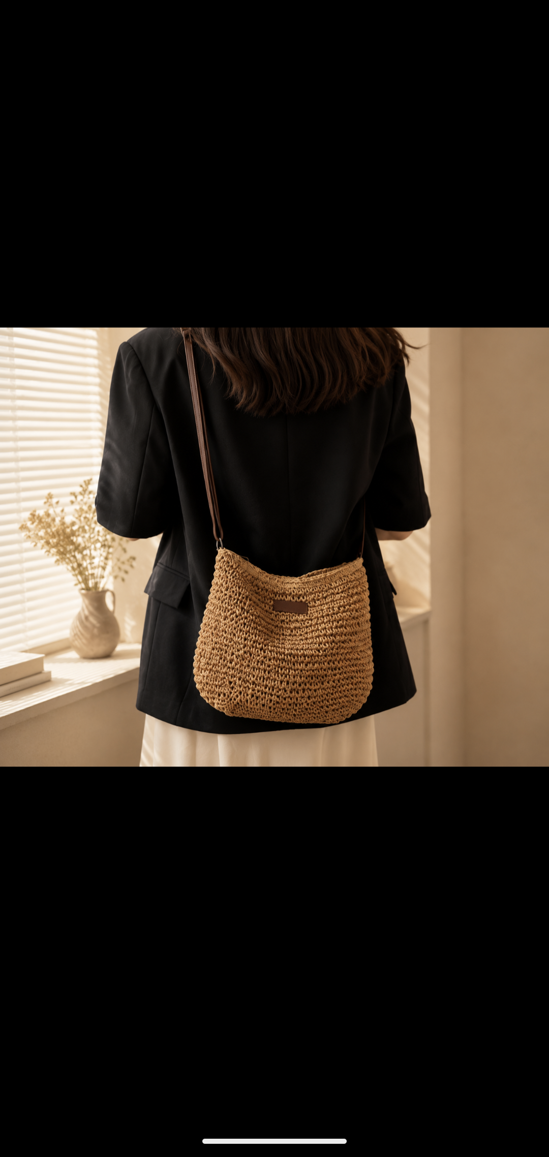 Riviera Woven Shoulder Bag
