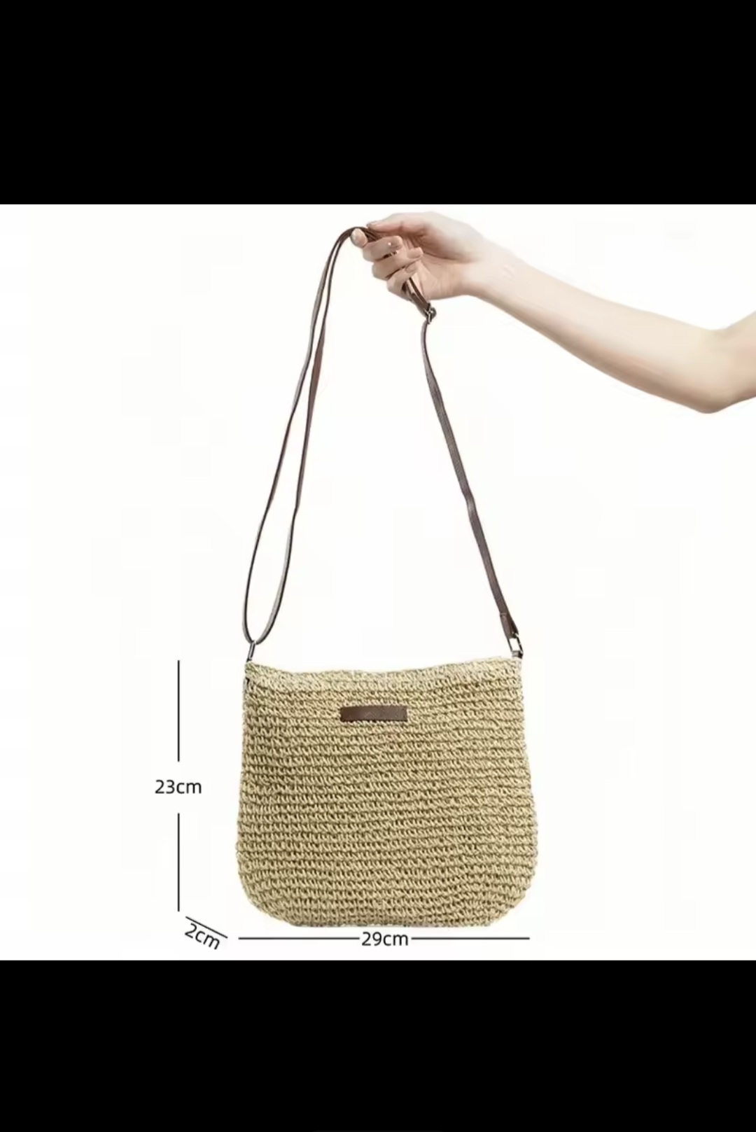 Riviera Woven Shoulder Bag